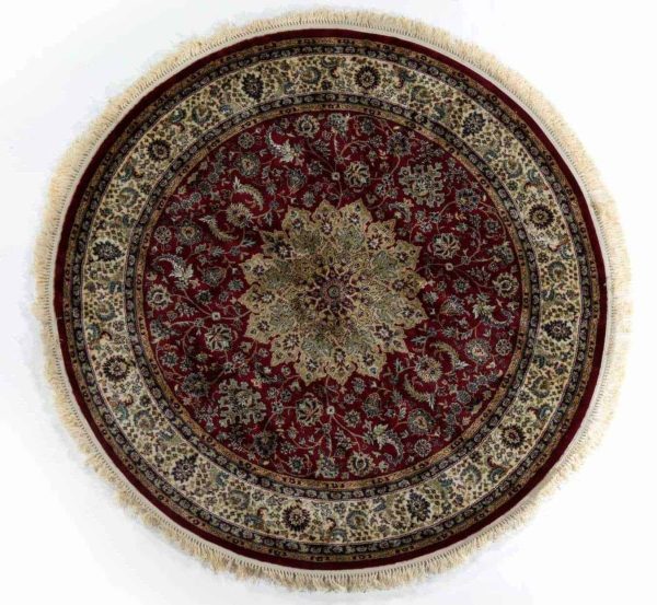 שטיח קלאסי עגול אדום