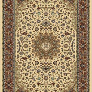 שטיח קלאסי דוגמת מדליון בז'