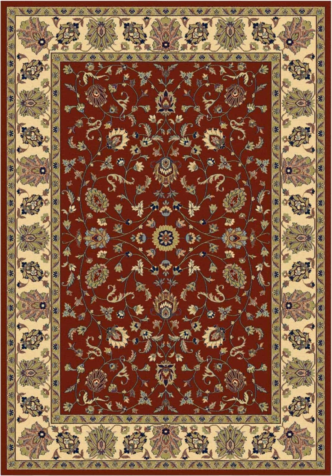 שטיח קלאסי אדום