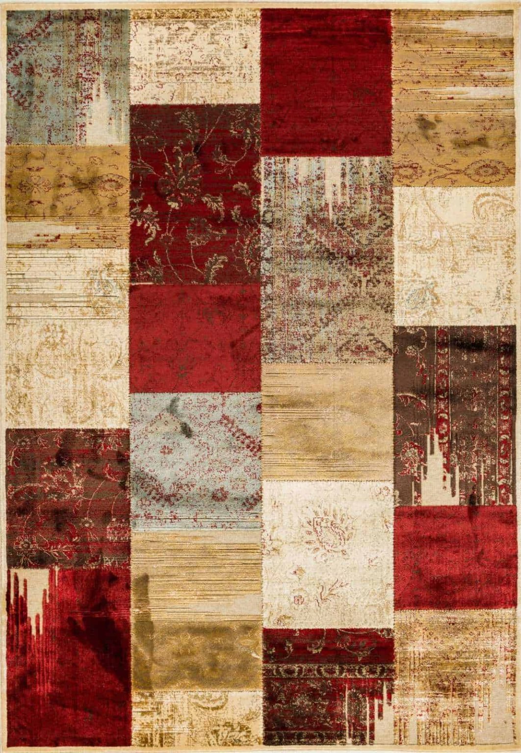 שטיח מודרני דוגמת פאצ'