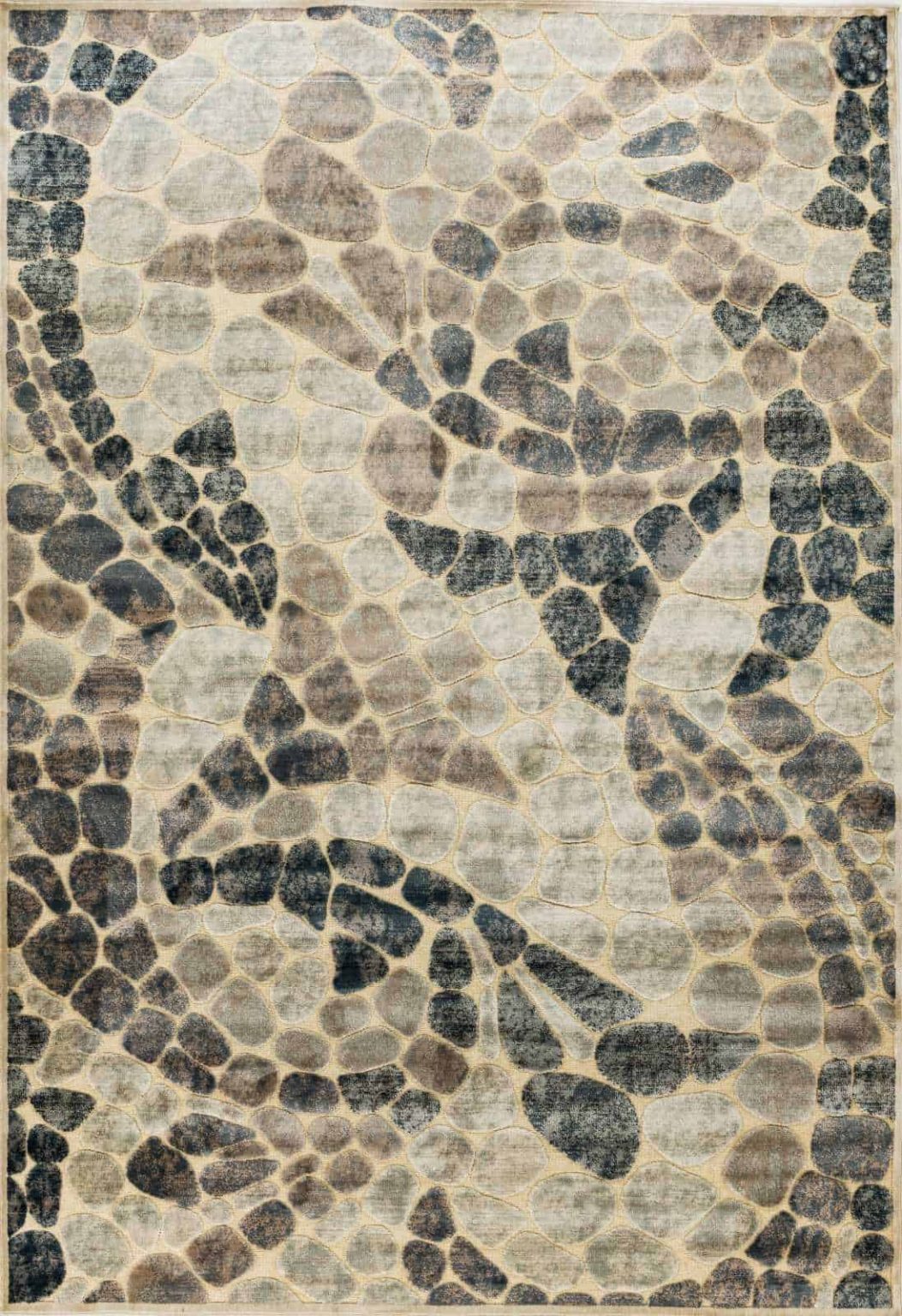 שטיח מודרני דוגמת נחלים