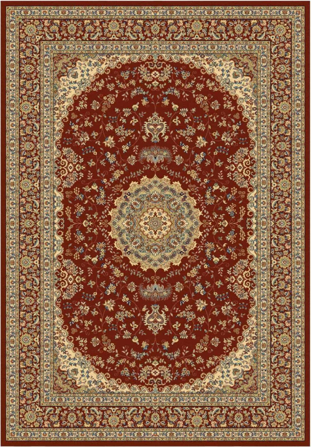 שטיח קלאסי אדום