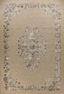 שטיח מודרני מדליון תכלת