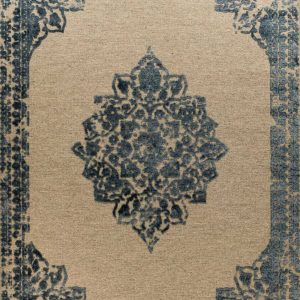 שטיח וינטאג' מדליון כחול