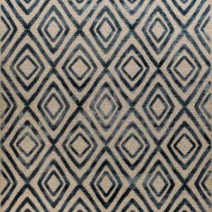 שטיח וינטייג' בצבע כחול בסגנון מרוקאי