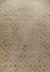 שטיח בדוגמת קוביות כסוף