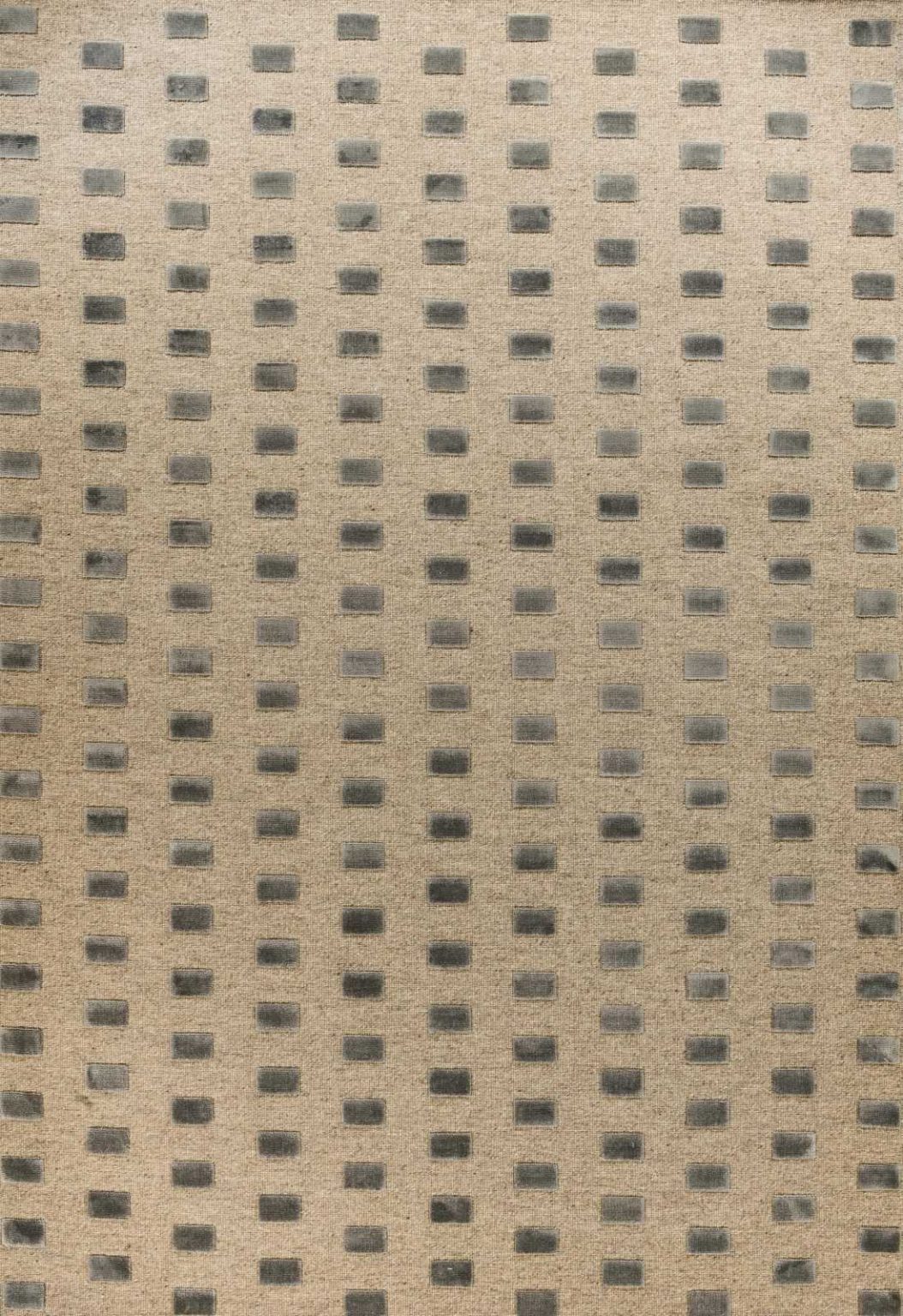 שטיח גאומטרי דוגמת ריבועים קטן