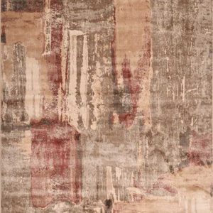 שטיח וינטג' צבע חום אדום