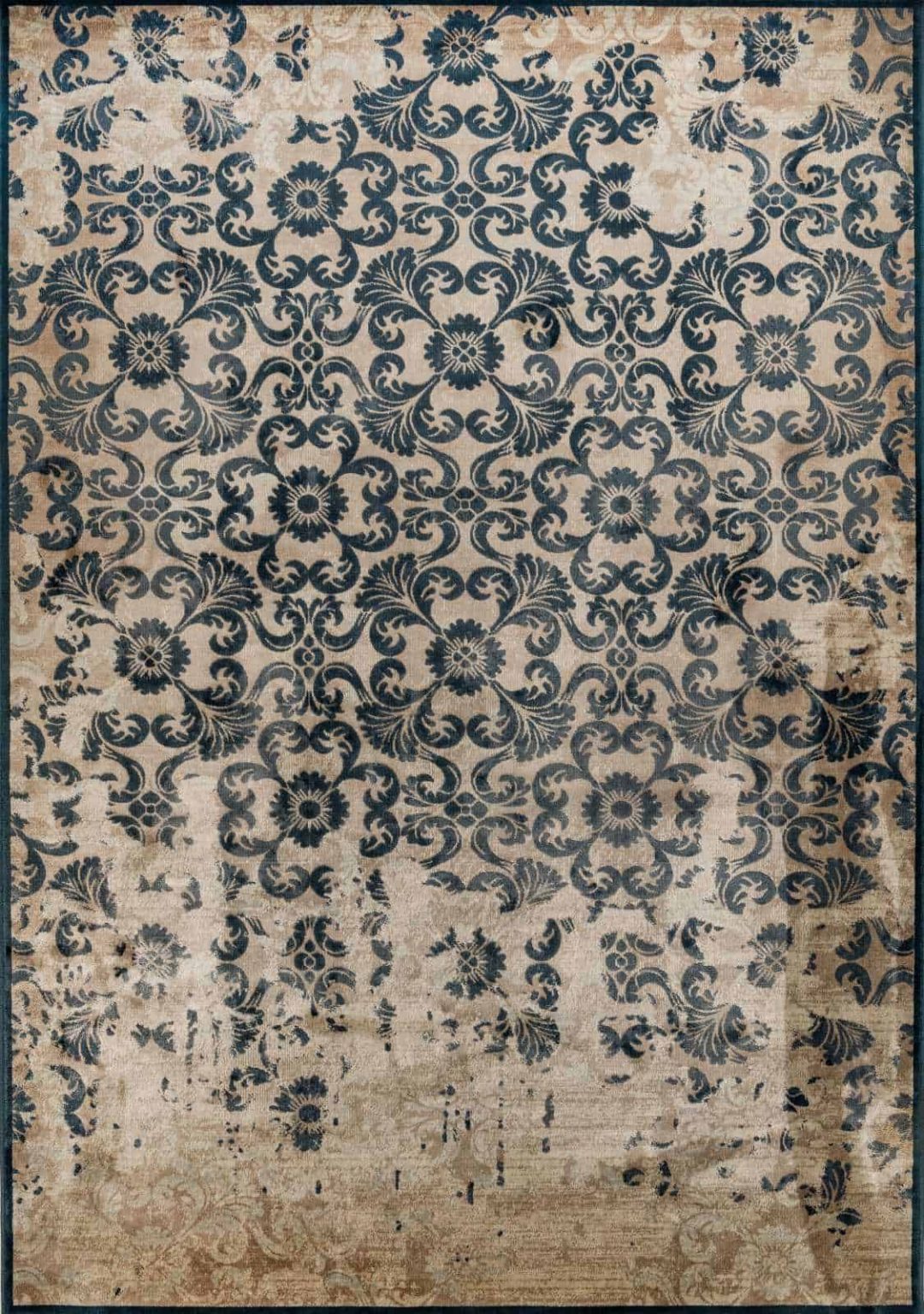 שטיח וינטג' דוגמת פרחים