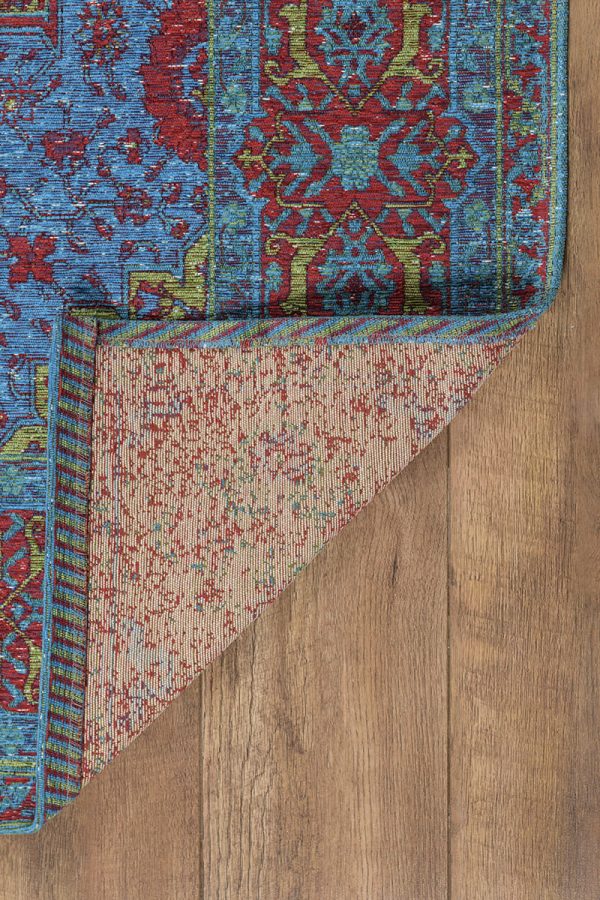 שטיח קרלוצ'י HERIGA כחול צבעוני