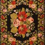 שטיח קרלוצ'י דגם ROZKI שחור