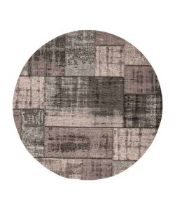 שטיח עגול דוגמת פאצ'