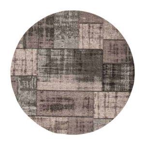 שטיח עגול דוגמת פאצ'