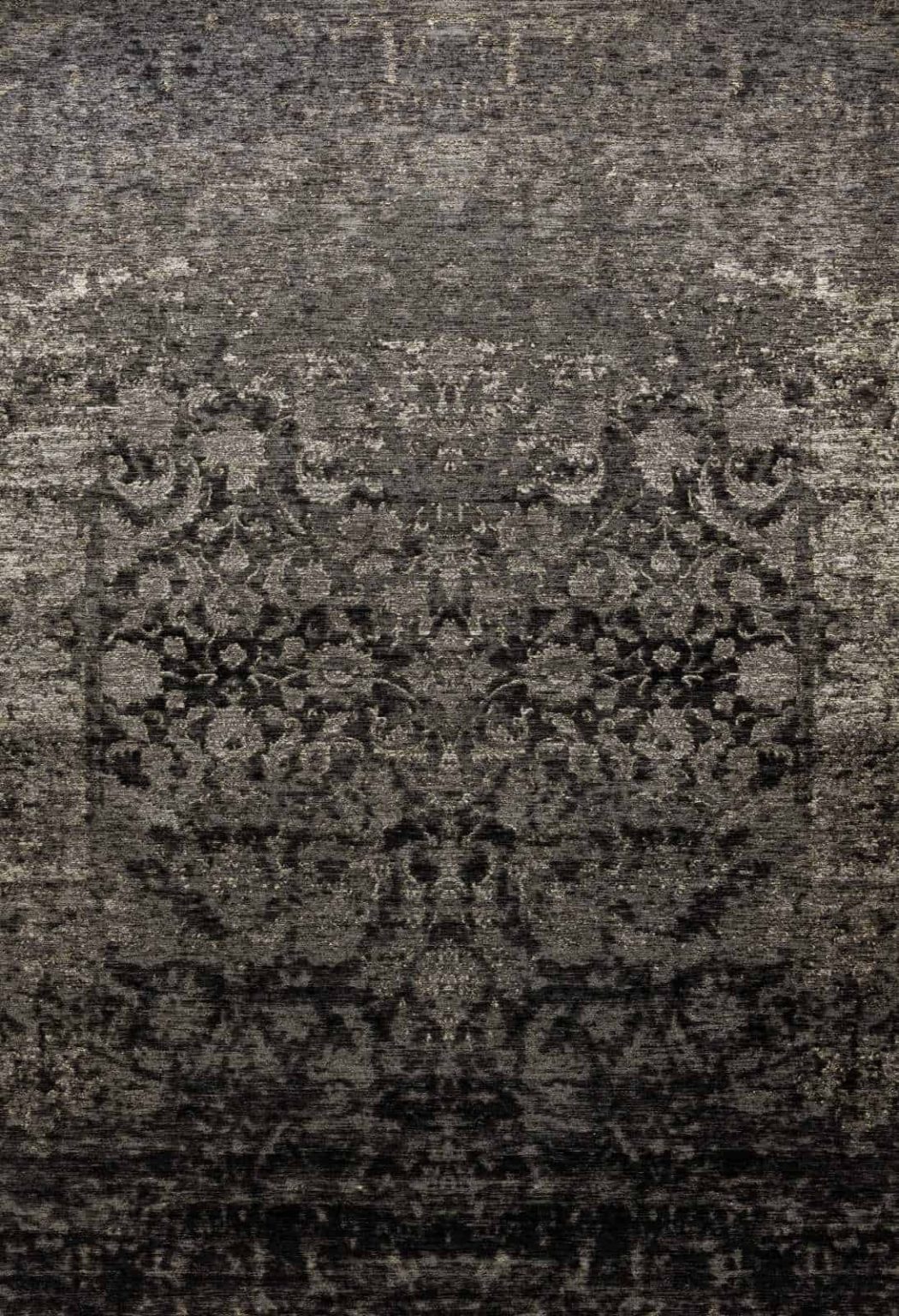 שטיח קרלוצ'י וינטייג' פרחים אפור