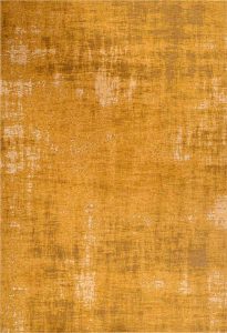 שטיח מודרני צהוב בדוגמה אבסטרקטית