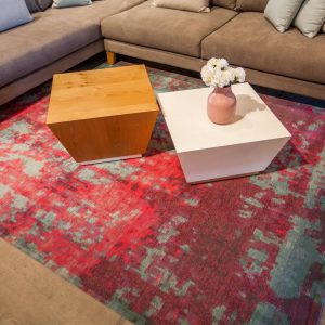 שטיח קרלוצ'י דגם Indian ורוד טורקיז