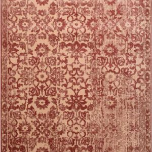 שטיח וינטייג' פרחים אדום