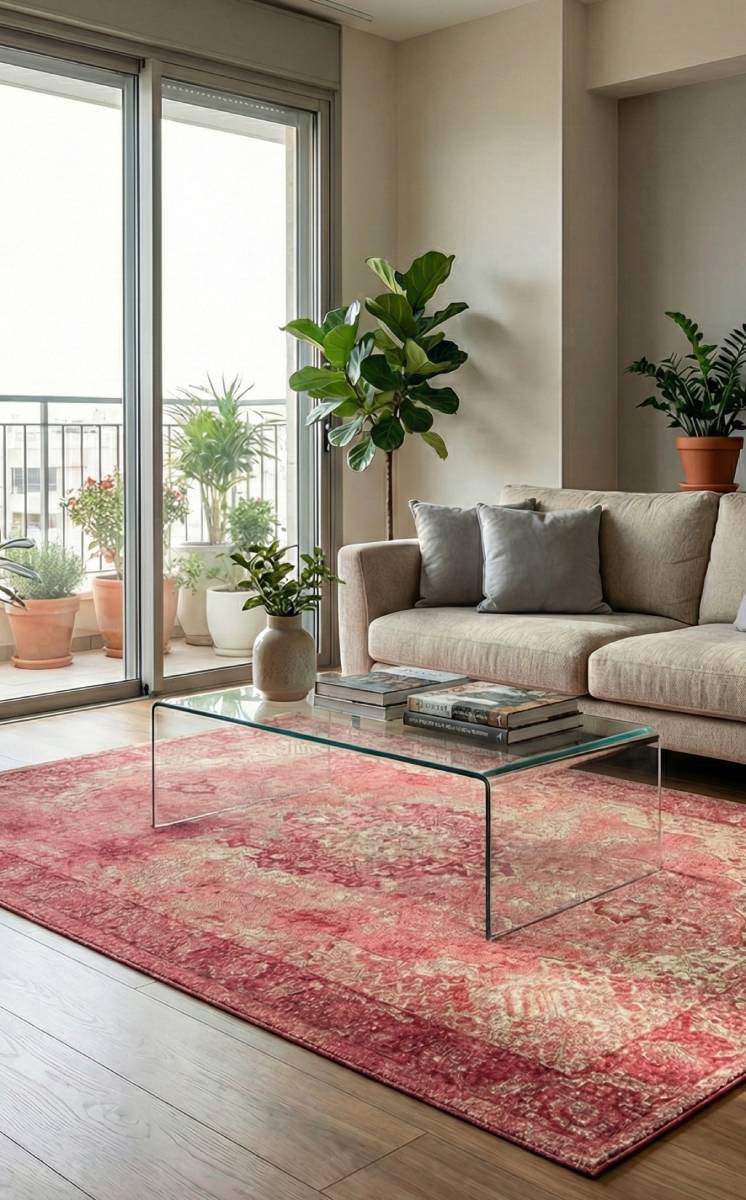 שטיח קרלוצ'י Spencer ורוד