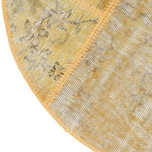 שטיח צלטיקה טורקי 16 עגול צהוב – תמונה 2