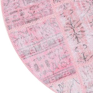 שטיח צלטיקה 20 טורקי עגול ורוד – תמונה 2