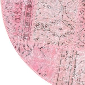 שטיח צלטיקה טורקי 21 עגול ורוד – תמונה 2