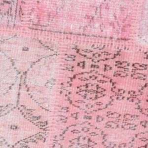 שטיח צלטיקה טורקי 21 עגול ורוד – תמונה 3