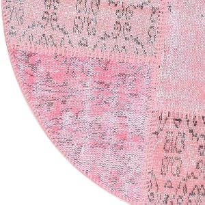 שטיח צלטיקה טורקי 27 עגול ורוד – תמונה 2