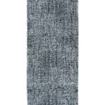 שטיח מנילה LEZA ראנר כסף שחור