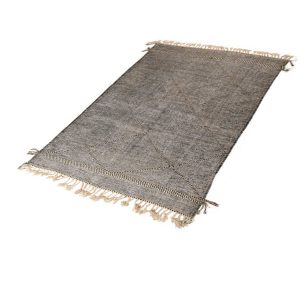 שטיח קילים סופר מרקש 04 שחור לבן – תמונה 3