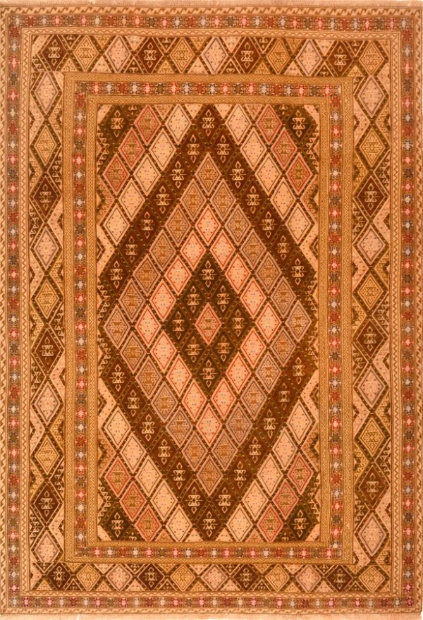 1875 שטיח קילים בסגנון כפרי