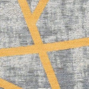 שטיח מנילה HAILEY עגול צהוב – תמונה 3