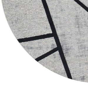 שטיח מנילה HAILEY עגול צהוב – תמונה 6