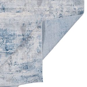 שטיח אפור גאיה B405F | שטיח אבסטרקט כחול – תמונה 3