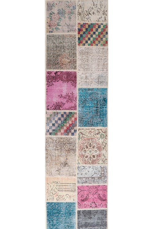 שטיח ראנר צמר צבעוני בסגנון ייחודי