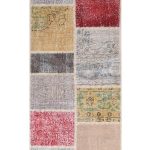 שטיח ראנר בסגנון אוריינטלי צבעוני מצמר