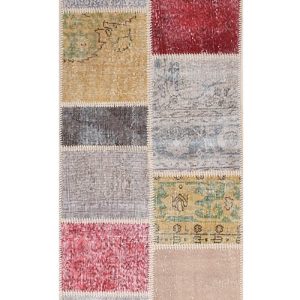 שטיח ראנר בסגנון אוריינטלי צבעוני מצמר