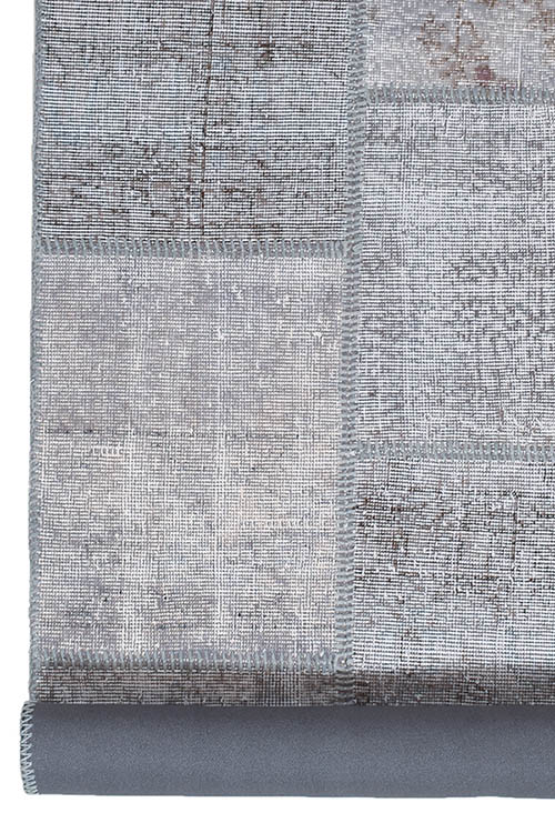 שטיח ראנר בסגנון אפור עשוי צמר ומתאים במיוחד למסדרון