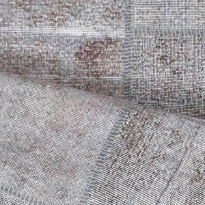 שטיח ראנר אפור מצמר בסגנון מרשים ומתאים במיוחד למסדרון