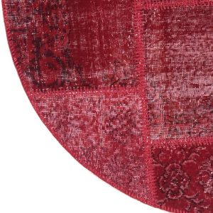 שטיח צלטיקה טורקי 05 עגול | שטיח אדום עגול – תמונה 2