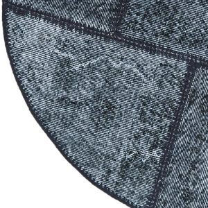 שטיח צלטיקה טורקי 09 עגול שחור לבן – תמונה 2