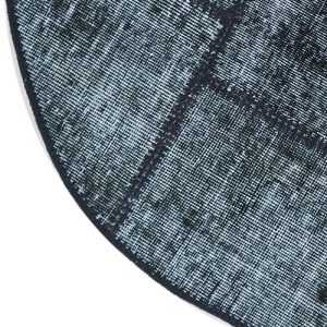 שטיח צלטיקה טורקי 10 עגול שחור לבן – תמונה 2