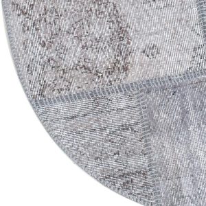 שטיח אפור צלטיקה טורקי 12 עגול – תמונה 2