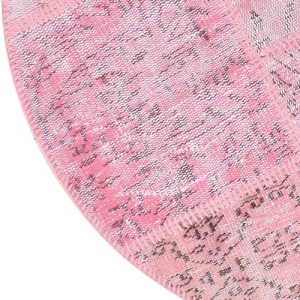 שטיח צלטיקה טורקי 14 עגול ורוד – תמונה 2