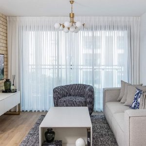 שטיח מנילה LEZA שחור לבן