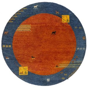 שטיח גבה הודי עגול 03 – תמונה 1