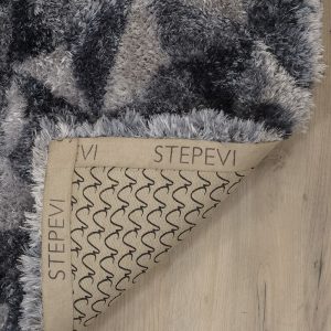 שטיח סטפבי דיפ קריסטל תכלת אפור