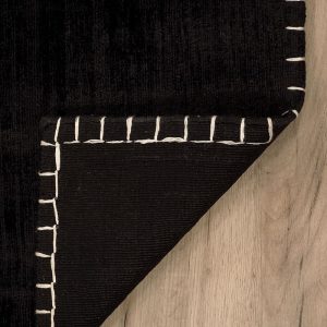 שטיח פררה שחור לבן ראנר