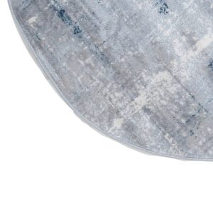 שטיח אפור גאיה B417F עגול – תמונה 3