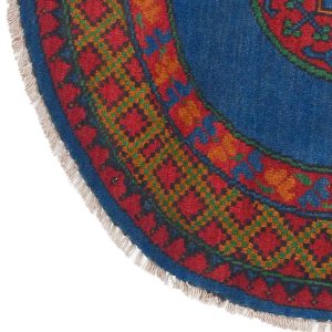 שטיח אפגן רגל פיל עגול 03 – תמונה 3
