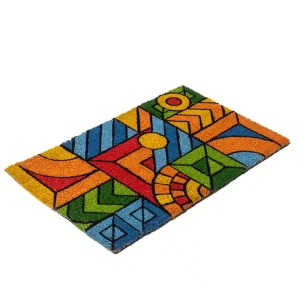 שטיח כניסה לבית מודפס צבעוני